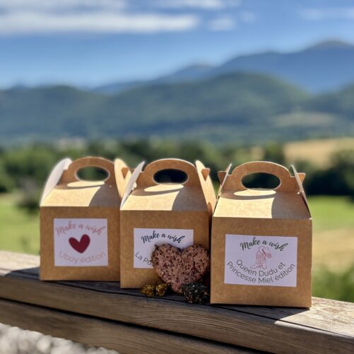 Box de friandises nautrelles chevaux Natural Kys personnalisée