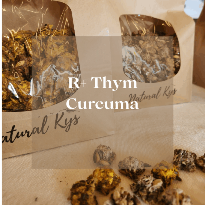 Friandises naturelles chevaux R+ Natural Kys thym curcuma